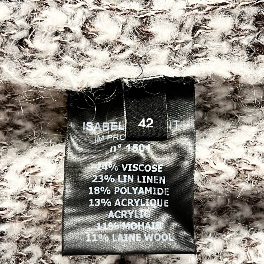 Isabel Marant Etoile Linen Blend Sweater Vest Sz-42 - Picture 10 of 11